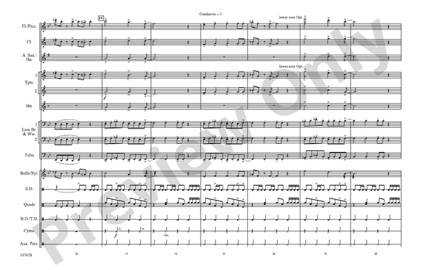 Girls, Girls, Girls – Marching Band Conductor Score & Parts (Digital Download)