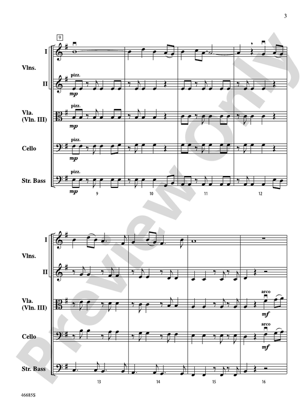 L'improviste Vignette - String Orchestra Conductor Score & Parts (Digital Download)