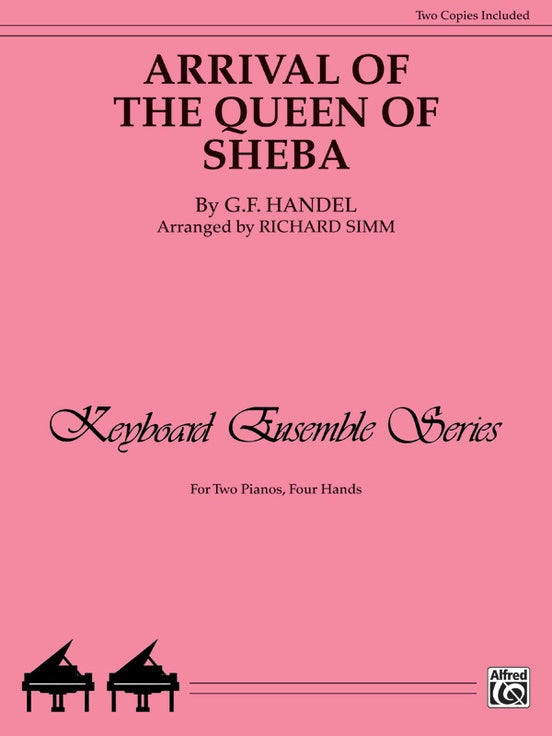 Arrival of the Queen of Sheba - 2 Pianos, 4 Hands (Digital Download)