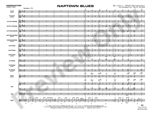 Naptown Blues – Jazz Ensemble Conductor Score & Parts (Digital Download)