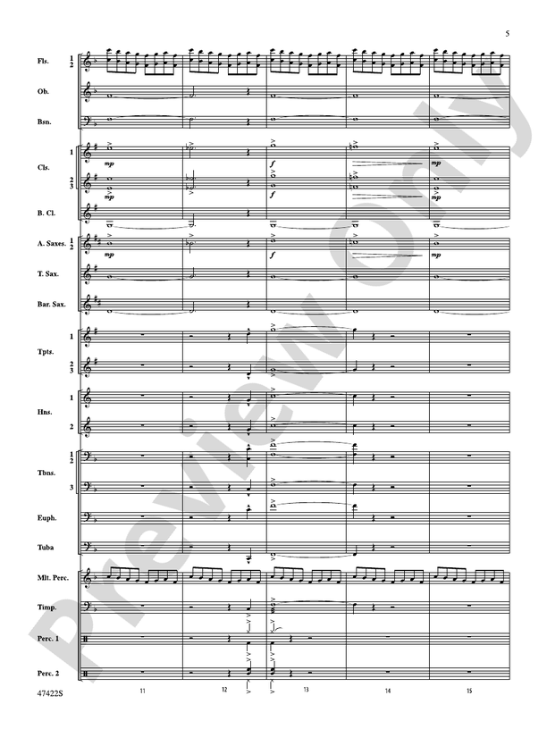 Boughs of Holly - Concert Band Conductor Score & Parts (Digital Download)