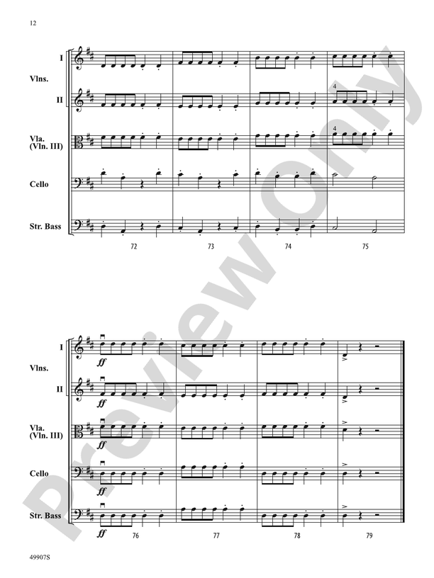 Playground Games - String Orchestra Conductor Score & Parts (Digital Download)