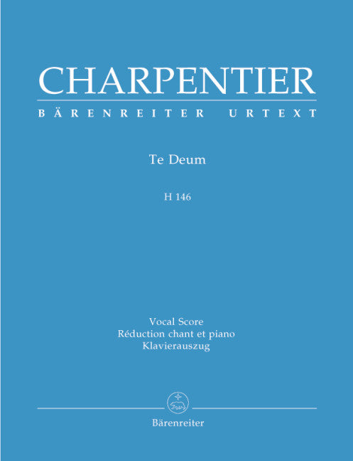 CHARPENTIER: TE DEUM H146 VOCAL SC