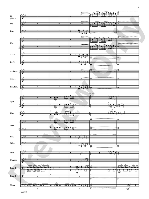 We Shall Lift Lamps of Courage - Concert Band Conductor Score & Parts (Digital Download)