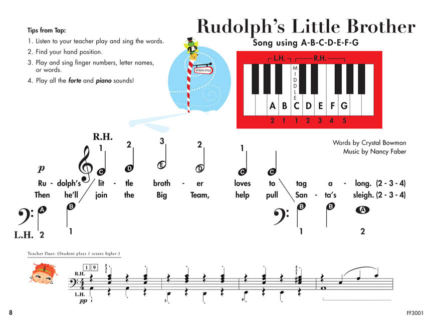 My First Piano Adventure Christmas - Book A - Pre-Reading - Nancy Faber|Randall Faber - Piano Faber Piano Adventures