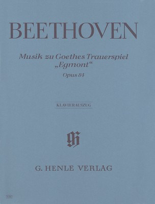 Egmont Op 84 Urtext - Ludwig van Beethoven - Piano G. Henle Verlag Piano Solo