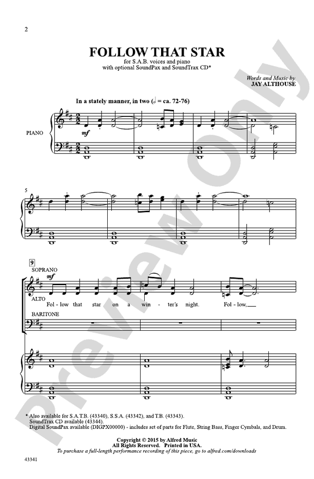 Follow That Star – SAB Choral Octavo (Digital Download)