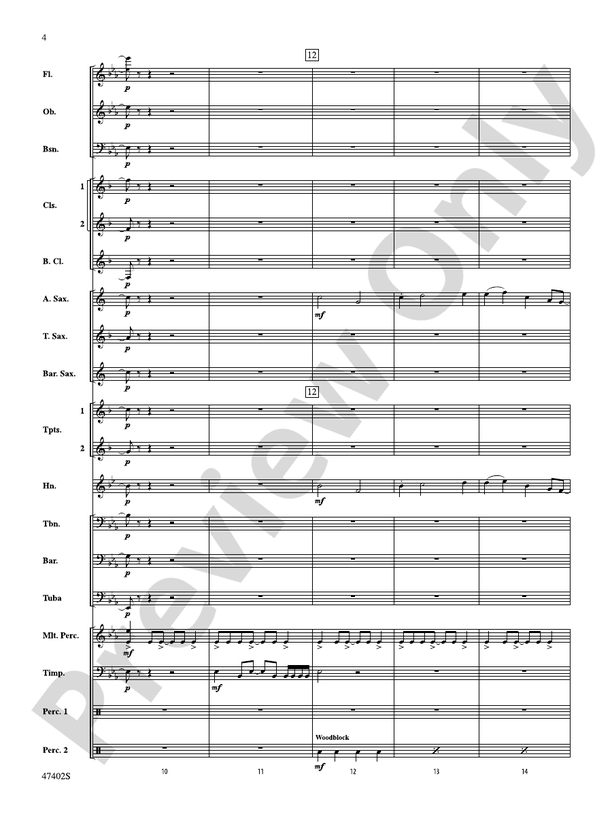 Rhythmicity - Concert Band Conductor Score & Parts (Digital Download)