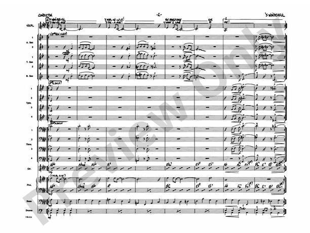 S Wonderful (Grade 4) - Jazz Ensemble Conductor Score & Parts(Digital Download)