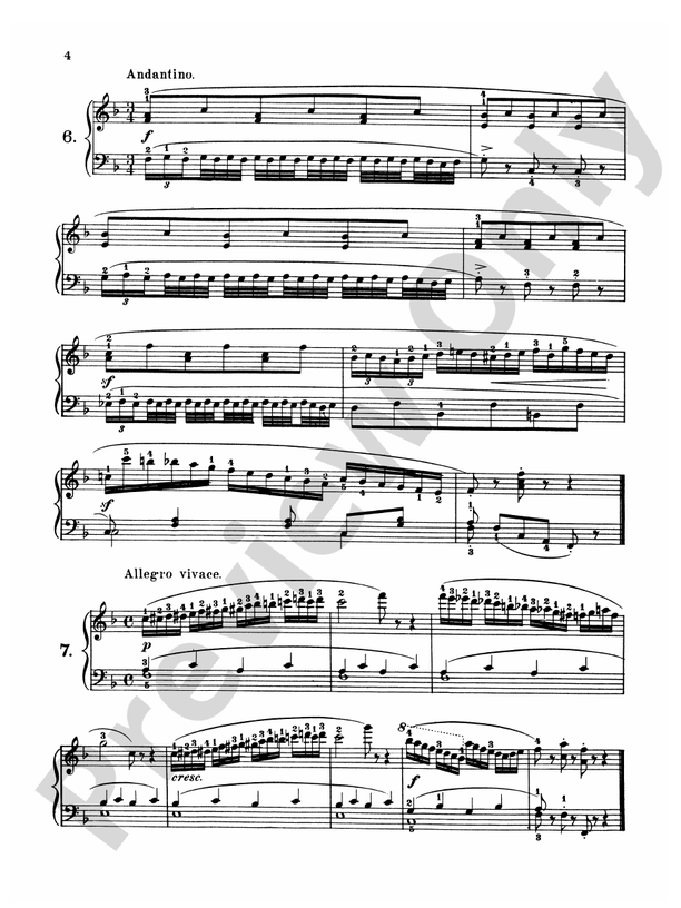 Czerny - 160 Eight-Measure Exercises, 821 - Piano Solo (Digital Download)
