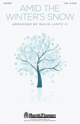 Amid the Winter's Snow - SAB David Lantz III Shawnee Press Choral Score Octavo