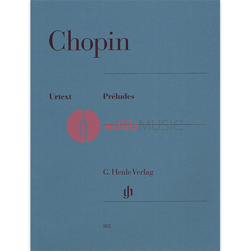 Chopin - Preludes - Piano Solo Henle HN882