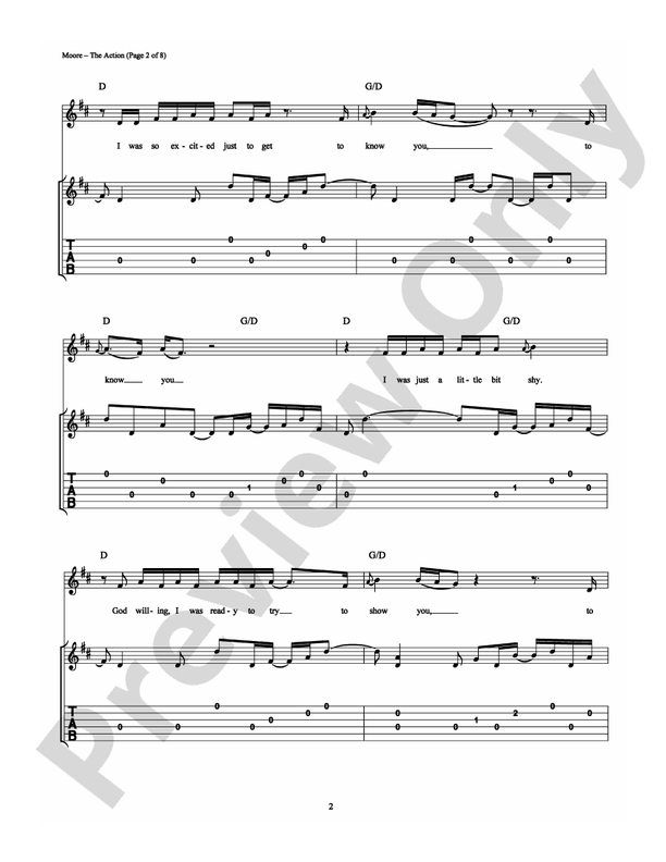 The Action - Guitar TAB (Digital Download)