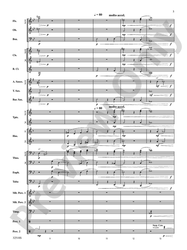 A Day in the Life (Grade 3.5) - Concert Band Conductor Score & Parts (Digital Download)