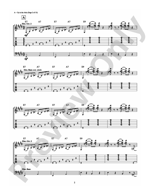Up in the Attic - Guitar TAB (Digital Download)