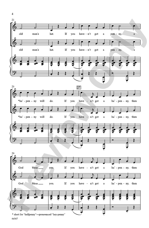 Christmas Is Coming – 2-Part / SSA Choral Octavo (Digital Download)