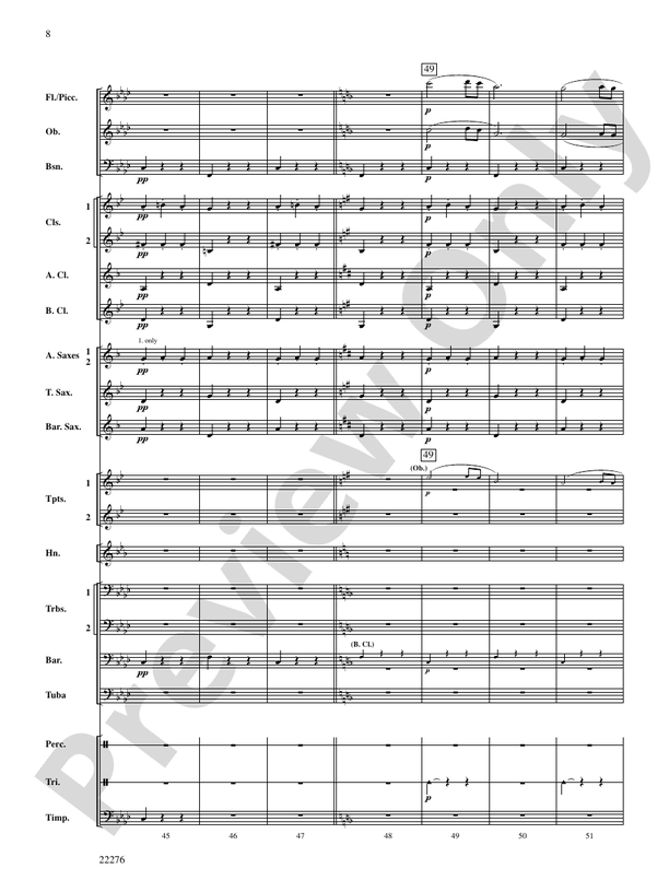 Slavonic Dance No. 8 - Concert Band Conductor Score & Parts (Digital Download)
