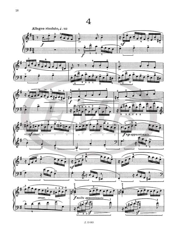 Scarlatti - Selected Piano Pieces - Piano Solo edited by Bartok EMB Z15083