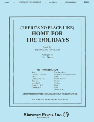 (There's No Place Like) Home for the Holidays - Mark Hayes Shawnee Press Score/Parts