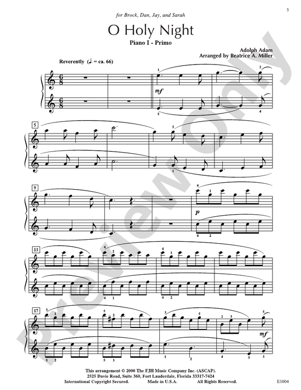 O Holy Night - Piano (Digital Download)