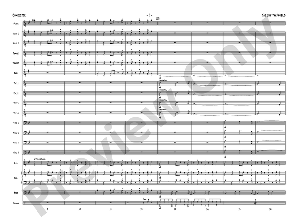 Jazzin' the World – Jazz Ensemble Conductor Score & Parts (Digital Download)