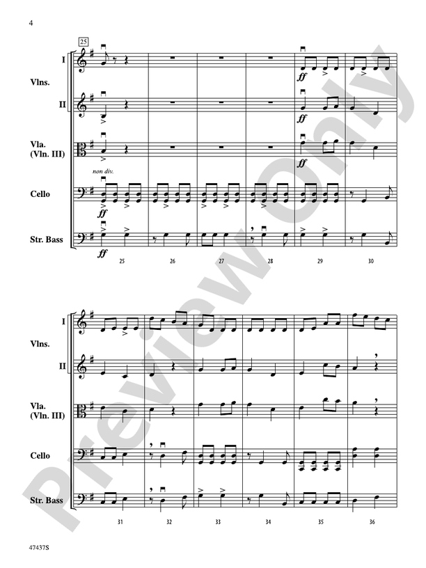 Dance of the Red Dragons - String Orchestra Conductor Score & Parts (Digital Download)