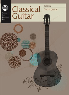 AMEB Guitar Series 2 Grade 6 - Classical Guitar AMEB 1206001639