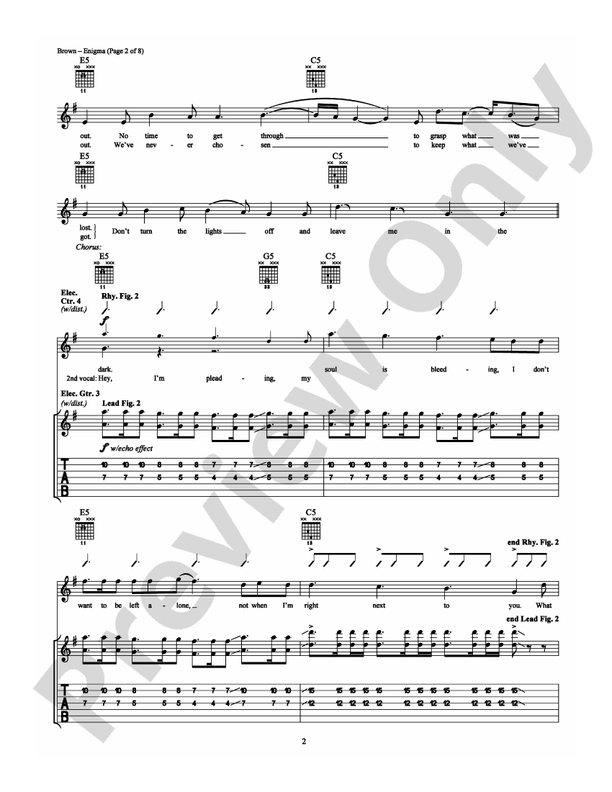Enigma - Guitar TAB (Digital Download)
