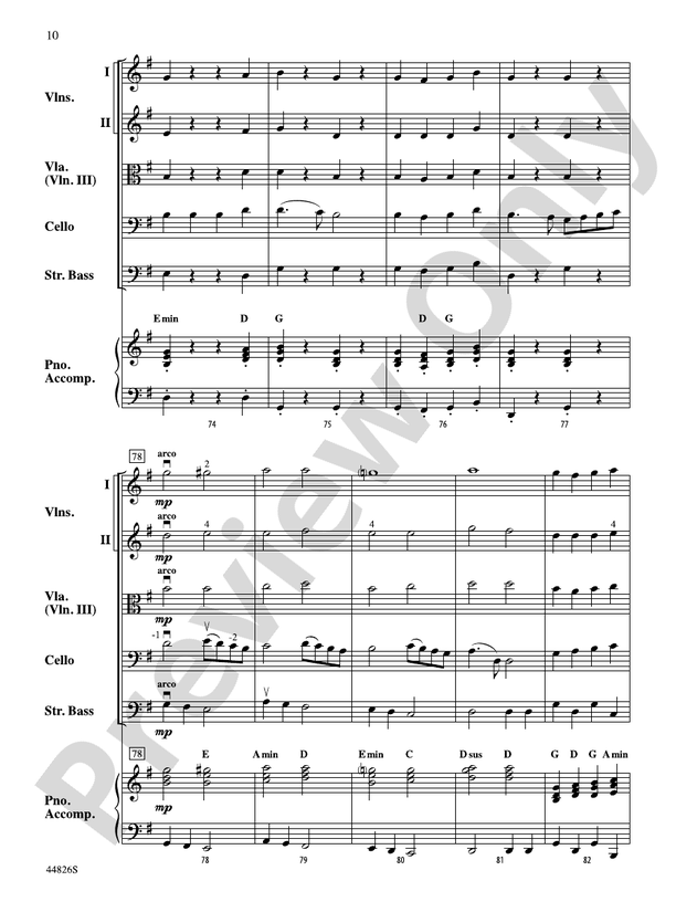 Christmas Cello-bration - String Orchestra Conductor Score & Parts (Digital Download)