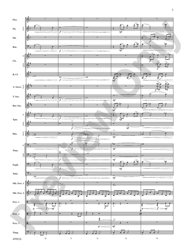 An Ancient World - Concert Band Conductor Score & Parts (Digital Download)