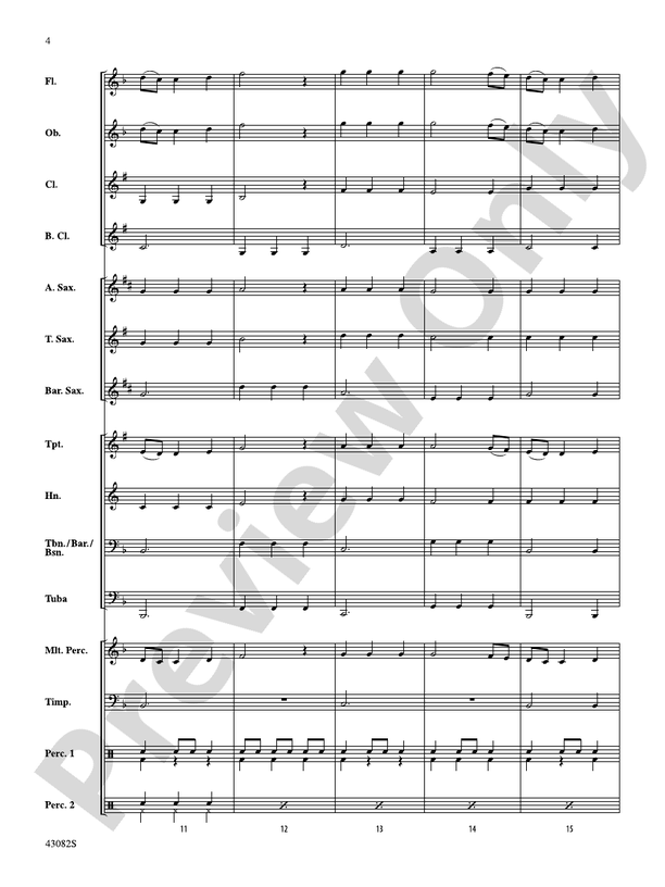 Medieval Dance - Concert Band Conductor Score & Parts (Digital Download)