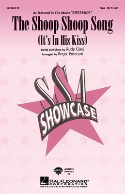 The Shoop Shoop Song - (It's in His Kiss) - Rudy Clark - Roger Emerson Hal Leonard ShowTrax CD CD