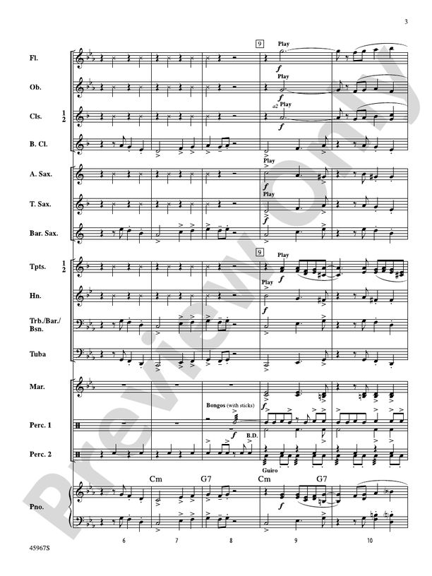 El Taco Picante - Concert Band Conductor Score & Parts (Digital Download)