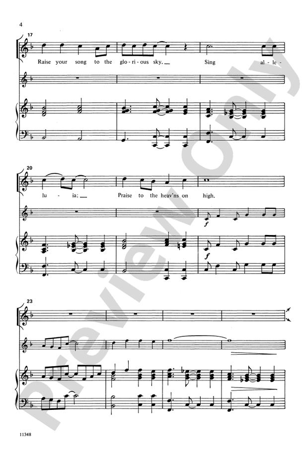 Lift Up Your Voice, Alleluia – 2-Part Choral Octavo (Digital Download)