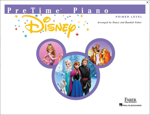PreTime Piano Disney Primer Level - Easy Piano Faber Piano Adventures 275426