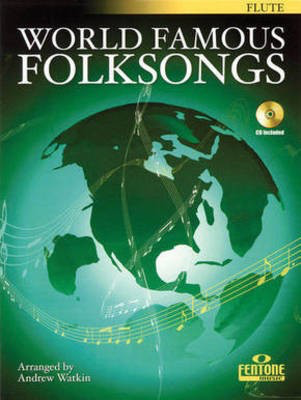 World Famous Folksongs - Flute Andrew Watkin Fentone Music Flute Solo /CD