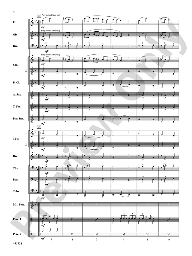The Kings of Swing - Concert Band Conductor Score & Parts (Digital Download)
