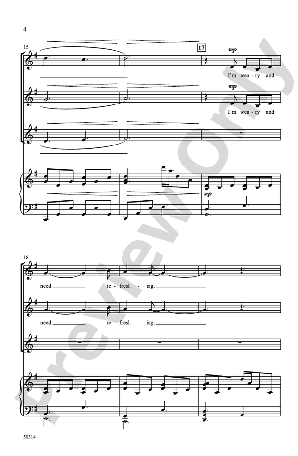 Waterfall - SSA Choral Octavo (Digital Download)