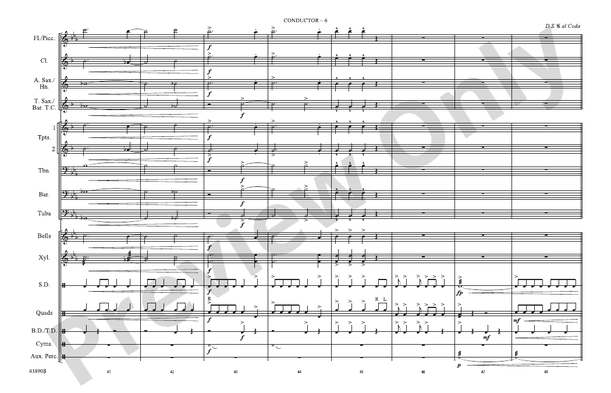 Cheyenne – Marching Band Conductor Score & Parts (Digital Download)