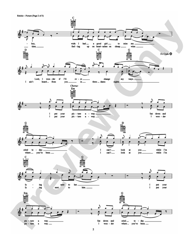 Picture - Guitar TAB (Digital Download)