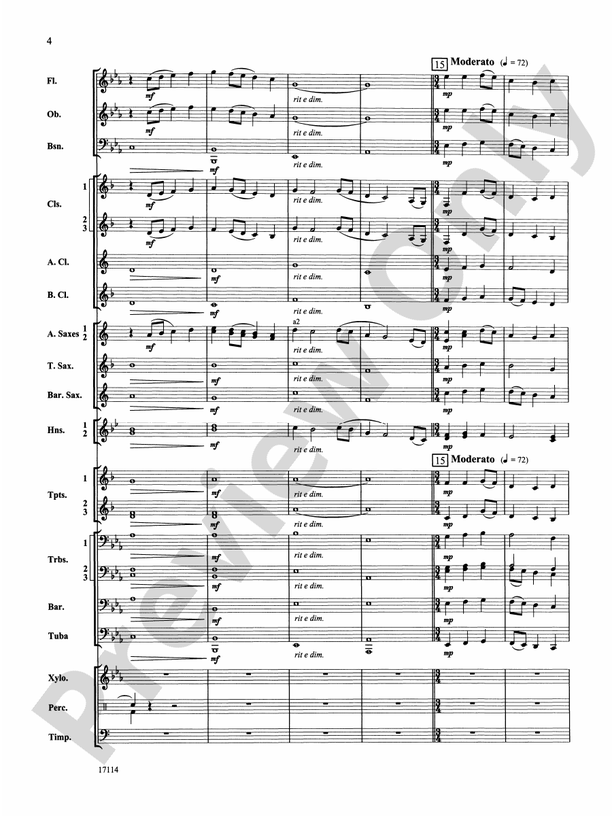 Fantasia on an Irish Hymn - Concert Band Conductor Score & Parts (Digital Download)