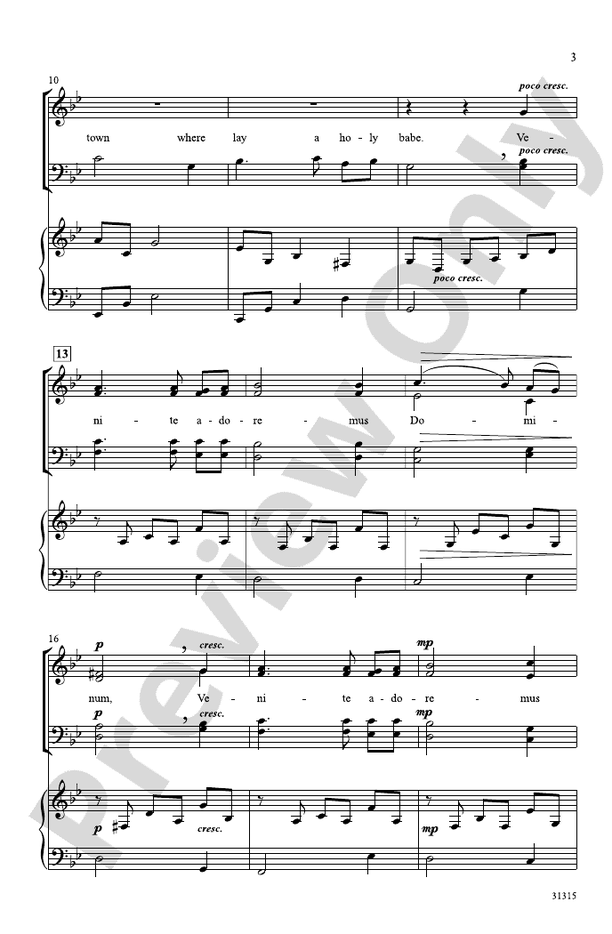 Carol of the Star – SATB Choral Octavo (Digital Download)