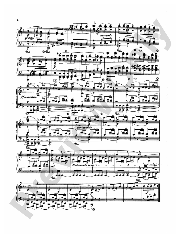 Beethoven - Symphonies (Nos. 6-9) (Arr. Franz Liszt) - Piano Solo (Digital Download)