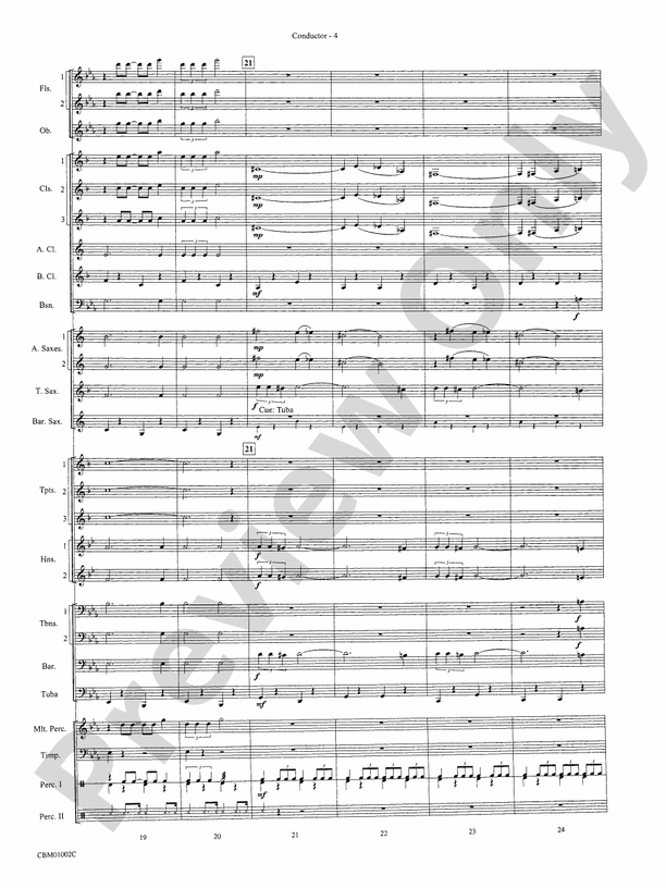 Chicago! (from the Musical Chicago!) - Concert Band Conductor Score & Parts (Digital Download)