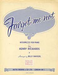 Forget-Me-Not - Arr. Billy Mayerl - Piano Solo (Digital Download)