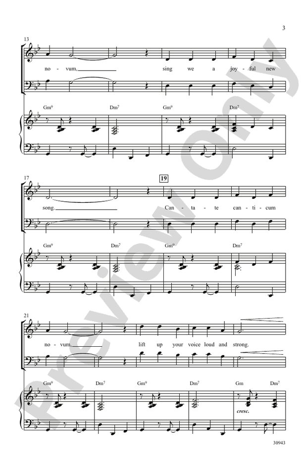 Jazz Cantate – SAB Choral Octavo (Digital Download)