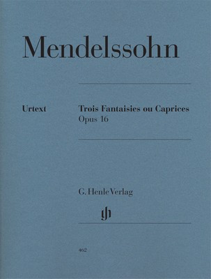 Mendelssohn - 3 Fantasies or Cappricios Op16 - Piano Solo Henle