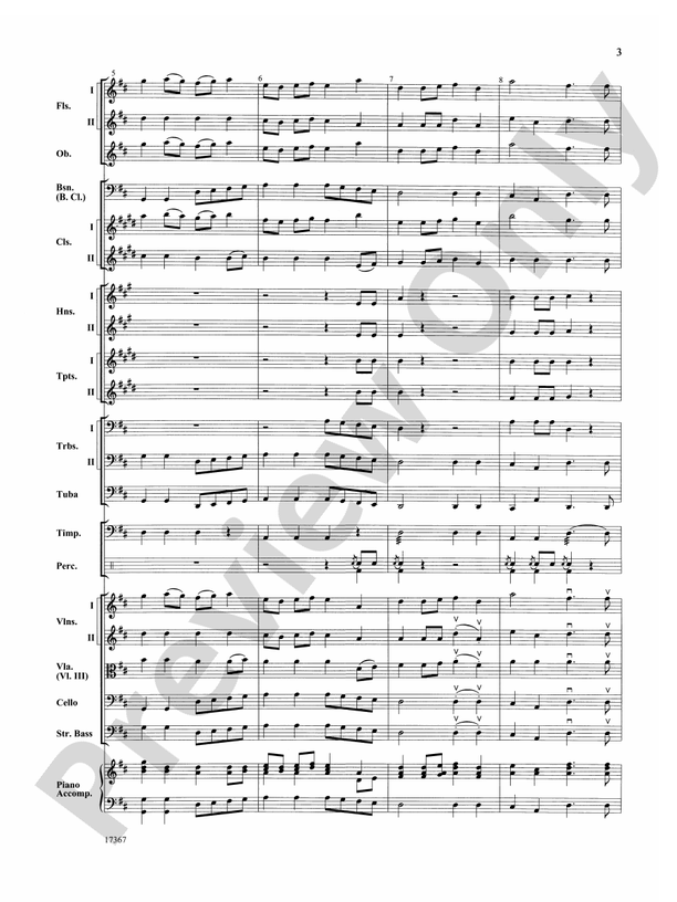 March Prelude – Full Orchestra Conductor Score & Parts (Digital Download)