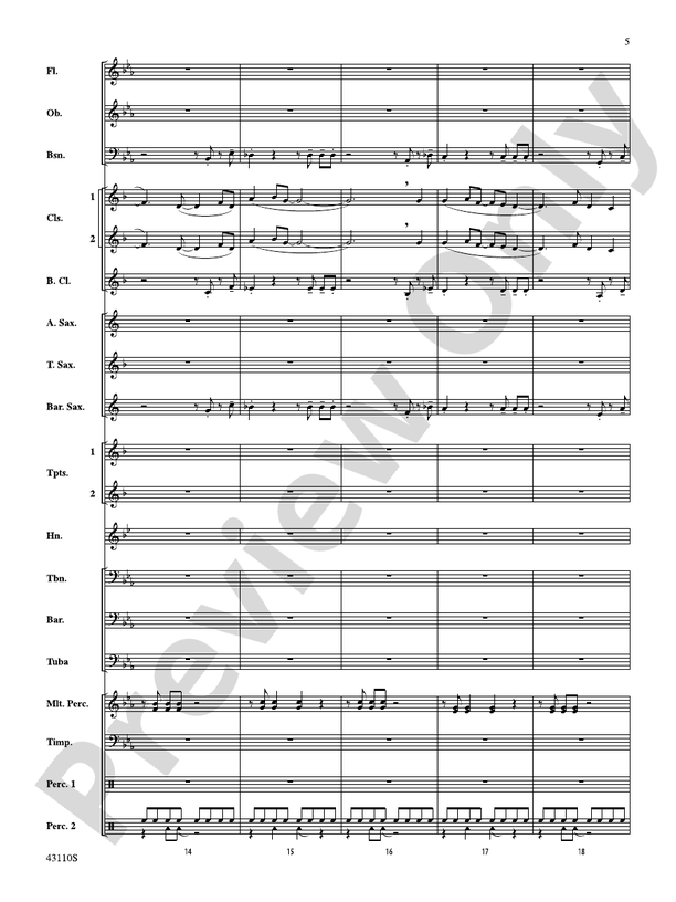 Onore! - Concert Band Conductor Score & Parts (Digital Download)