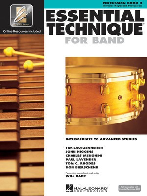 Essential Technique for Band Book 3 - Percussion or Keyboard/EEi Online Resources by Menghini/Bierschenk/Higgins/Lavender/Lautzenheiser/Rhodes Hal Leonard 862632